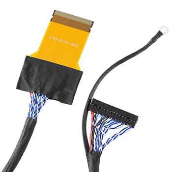 FFC FPC LVDS Cable 2 ch 8-bit 51 ace 51pin dual 8 cablu flexibil plat cablu Pentru panou LED 550mm Universal HD LCD LED 2 Modele