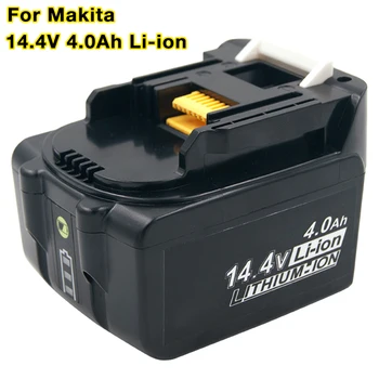 Indicator LED BL1440 14.4 V 4.0 Ah Litiu-Ion Baterie Reîncărcabilă pentru Makita BL1430 194066-1 194065-3 Uneltele electrice fără Fir