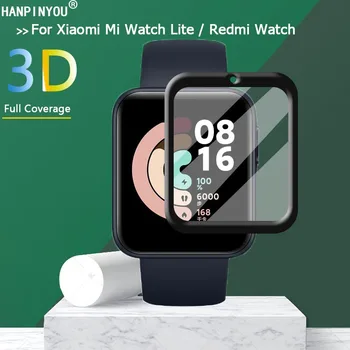 Pentru Xiaomi Mi Watch Lite Redmi Ceas GPS SmartWatch Acoperire Completă 3D Curbat Placare Moale PMMA COMPANIE de Film Protector de Ecran -Nu de Sticla