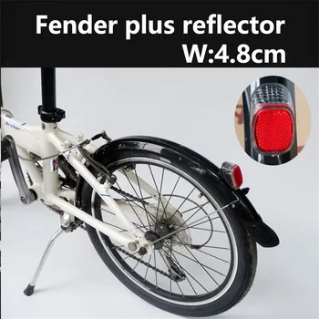 20 inch biciclete pliabile fender P8 apărătoarea de noroi cu reflector acoperit de noroi pentru biciclete fender disc de frână