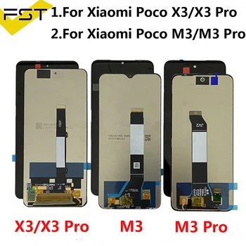 Original lcd Pentru Xiaomi Poco M3 Ecran LCD Panou Tactil Digitizer M2010J19CG M2010J19CT LCD Pentru Poco X3 Pro tv LCD Poco X3