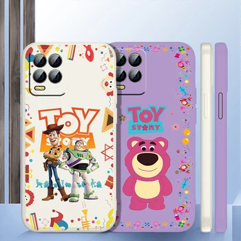 Lotso Toy Story Woody Telefon Caz Pentru OPPO Realme GT Neo 3 2 Master 8 9 Narzo 50A 50i Reno 7 Lichid Coarda Bomboane de Culoare Coajă de Fundas