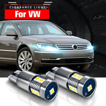 2 buc LED-ul creatininei Lumina W5W T10 Canbus Pentru VW Fox EOS Jetta 3 4 Multivan Routan Phaeton, Polo 6n 6r 6c 9n mk4 mk5 Touran Caddy