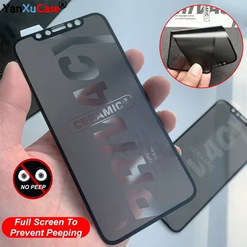 Mat Moale Ceramice Anti-spy Ecran Protector Pentru iPhone 14 13 12 Pro Max Mini Confidențialitate Film Pe iPhone 11 Pro XS Max X XR 7 8 Plus