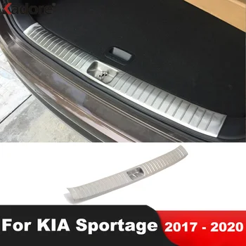 Pentru Kia Sportage 2017 2018 2019 2020 Inoxidabil Masina Din Spate, Portbagaj, Bara De Protecție Tapiterie Hayon Pragului De Ușă Scuff Placa Protector Guard