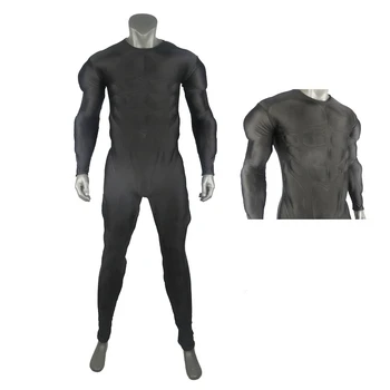 Noul Negru Musculare Costum De Cosplay Costum Musculare Umplutură Costum De Bază De Înaltă Calitate