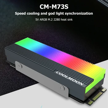 CM-M7S M. 2 ARGB SSD Radiator Cooler 2280 Solid state Drive Radiator Pad CM-M73S Solid state Disk Radiator