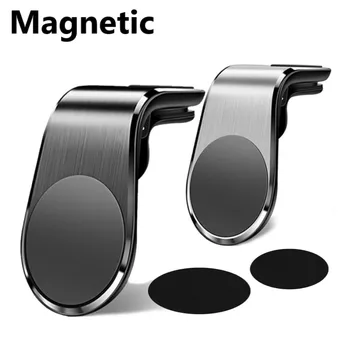 În formă de L Suport Magnetic în Mașină, Telefonul Sta Magnet Mobil Suport Auto Suport Magnetic pentru Telefon pentru iPhone 12 Pro Max Samsung