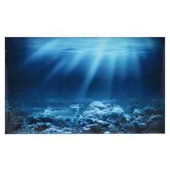 Fundal Acvariu Autocolant, Tapet Rezervor De Pește Acvariu Recif De Corali Poster Decal
