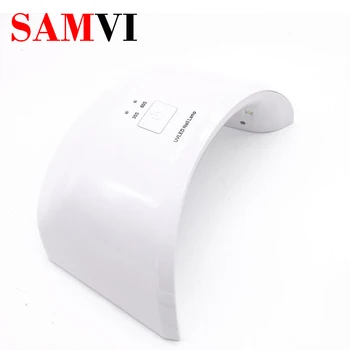 SAMVI SUN90c 24W 15 LED-uri UV LED lampa de Unghii Nail dryer pentru Toate Geluri cu 30s/60s butonul Timer Pentru Manichiura Unghii cu Gel, Uscător de