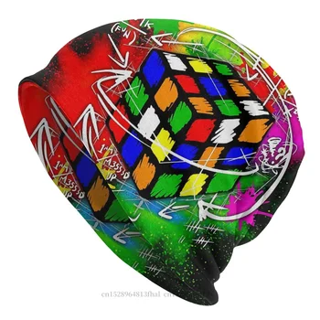 Matematica Rubik Cub Rubik Sport Pălării Acuarelă Capota Hipster Chelioși Căciuli Capace