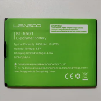 100% Original, Nou BT-5501 2850mAh Baterie Pentru LEAGOO M 9 M9 BT5501 Telefon Mobil Telefon Inteligent Părți Bateria Baterii Baterij