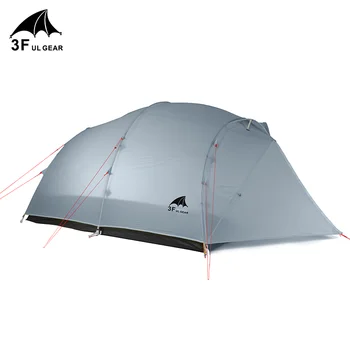 3F UL GEAR corturi de camping în aer liber Ultralight 4 Persoane 3/4 Sezon impermeabil familie mare cort