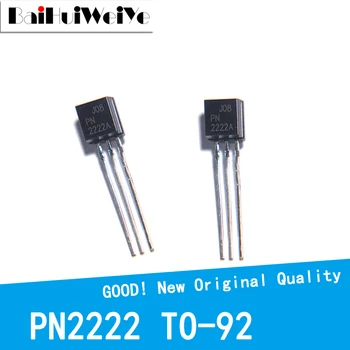 100BUC/LOT PN2222 PN2222A 40V0.6A NPN SĂ-92 TO92 Triodă Tranzistor Nou, Original, de Bună Calitate Chipset