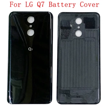 Capac baterie Spate Panou Ușă Spate Locuințe Caz Pentru LG Q7 Capacul Bateriei cu Logo-ul de Piese de schimb