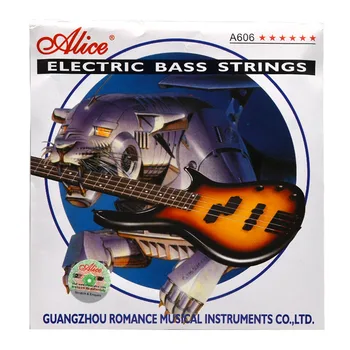 Alice A606 Serie 4buc/ Set Electrice, Bas, Siruri de caractere Set de Bază de Oțel Nichel Aliaj de Lichidare Mediu (.045-.105) Electric Bass String