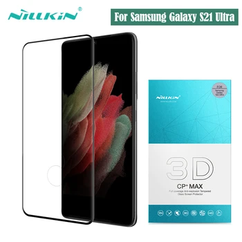 Pentru Samsung Galaxy S21 Ultra S21+ Plus Temperat Pahar Plin cu Acoperire Ecran Protector Nillkin 3D CP+Max 9H Sticla Pentru Samsung S21