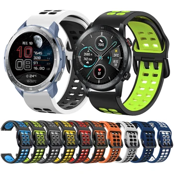 Eliberare rapidă Curea Pentru ONOARE MagicWatch 2 46mm Smartwatch Sport Banda de Silicon Pentru ONOARE GS Pro / Ceas Magie Bratara Watchband