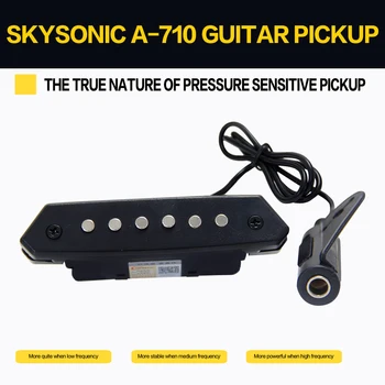 Skysonic O-710 de mai Sus 90mm gaura de Sunet Magnetic Pasiv de Preluare pentru Chitara Acustica Fingerstyle joc, chitară solo alege titularul