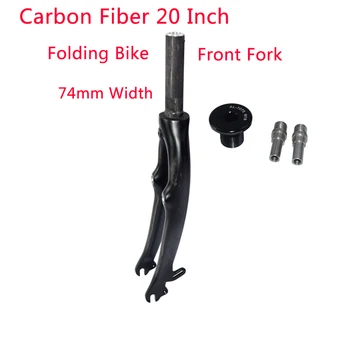 Noi Biciclete Pliabile UD Complet din Fibră de Carbon Furca Fata V+C de Frână 20er 406/451 74mm Greu Furculita Folosi Pentru SP8 Pliabile Biciclete Gratuit Nava