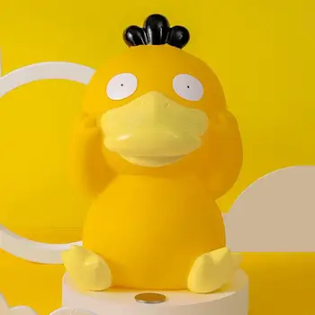 Până La Rață pusculita Desene animate Duck pusculita Drop-Vinil rezistent la Copii Cadou Poate Stoca și de a Retrage pusculita Ornamente