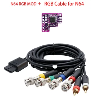RGB MOD THS7374 Amp Mod Kit Compatibil cu Nintendo64 N64 NTSC Joc Consola