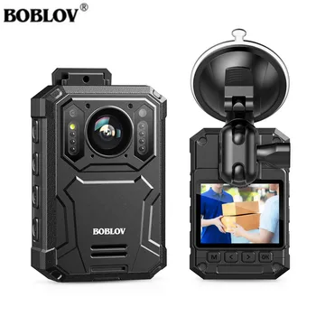 BOBLOV KJ23 Corp Montat Camera 1296P Video Recorder cu Mașină Aspirație Mini Camera 3200mAh 14 Ore 128GB Viziune de Noapte Camera