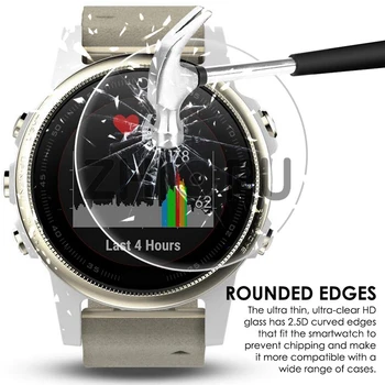 Fenix 5 Sticlă de ceas ecran de protecție Pentru Garmin Fenix 5 ceas inteligent Sticla de protecție a ecranului LTE 2.5 D Margine Rotunda Anti-scratch