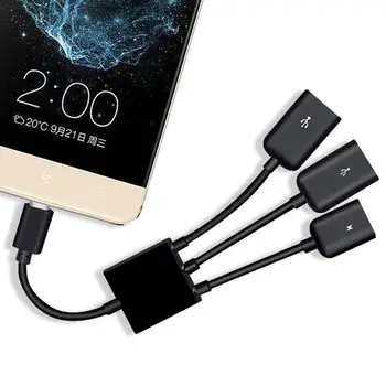 Cablu OTG Plug and Play Micro-USB PVC Hot Swap, Viteza de Rapid Cablu Adaptor Micro-USB Flexibil OTG Converter
