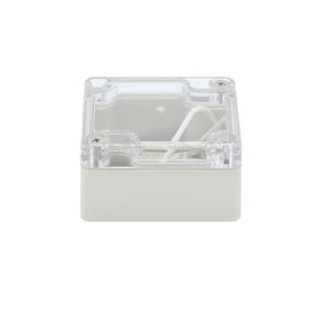 1buc 65x58x35mm caz de Plastic Securității alimentare caz Transparent instrument caz de cabluri în aer liber rezistent la apa cutie