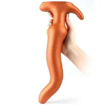 Super Lung Silicon Anal Dildo Moale Imens Dop De Fund Erotic Adult Jucărie Sexuală Pentru Femei Barbati Anus Dilatator Mare Anal Plug