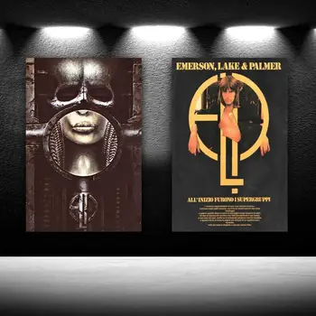 Emerson Lake & Palmer -Emerson Pe Scenă Mini HD Panza de Imprimare Poster Decor Dormitor Sportiv, Birou, Cameră Decor Poster Cadou