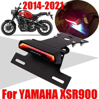 Pentru YAMAHA XSR900 XSR 900 Accesorii Suportul pentru plăcuța de Înmatriculare Coada Ordonat Fender Eliminator de Înregistrare Suportul de spate cu LED-uri Kit de Lumina