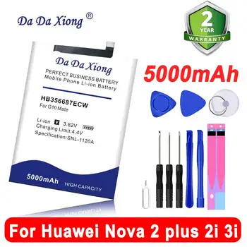 Brand de Top 5000mAh HB356687ECW Acumulator Pentru Huawei Nova 2 plus 2i 2S 3i 4e onoare 9i 7X Mate 10 SE G10 BAC-AL00 P30 Lite