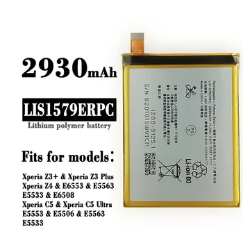 Orginal LIS1579ERPC Bateriei Pentru Sony Xperia C5 Ultra Dual E5553 E5506 E5533 E5563 Z3 Plus Z3+ Dual E6553 Z4 E6533 mai Recente Bateria