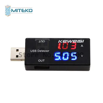 Cu dublă Ieșire USB Power Meter Testere Mobile de Alimentare Tensiune de Încărcare Curent Voltmetru Amp Ampermetru Volt Detector USB Încărcător Indicator