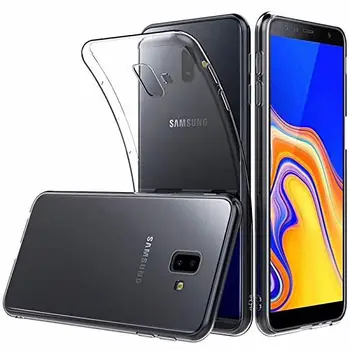 Rezistent la șocuri Transparenta TPU pentru Samsung Galaxy J6 Plus J6 Prim-2018 SM-J610 Caz de Telefon Moale Clar Ultra Subțire de Silicon Capac Spate