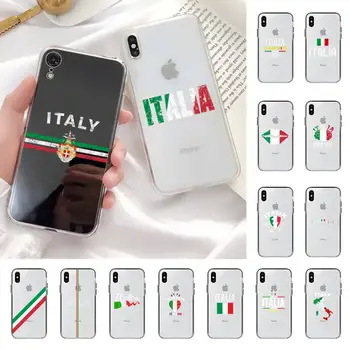 MaiYaCa Italia Italia Drapelului Telefon Caz pentru iPhone 11 12 13 mini pro XS MAX 8 7 6 6S Plus X 5S SE 2020 XR caz