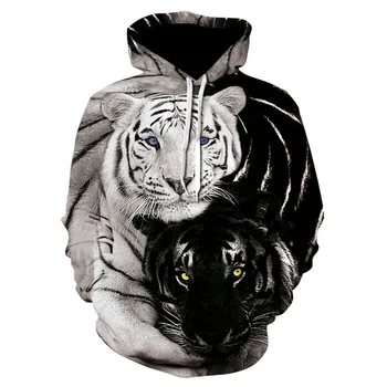 2022 Nou animal 3D Printed hanorac brand tricou Barbati/femei tigru hanorace Personalitate Treninguri sacou Casual y2k haine
