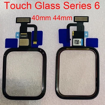 44mm 40mm Touch Screen Sticla Pentru Apple Watch Seria 6 Pentru a Viziona Serialul SE tv LCD Sticlă din Față a Senzorului Panoului Exterior Cu Cablu Flex