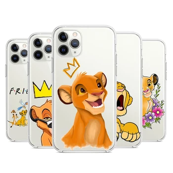 Regele leu Disney Pentru Apple iPhone 14 13 12 11 mini 8 7 6S 6 XS XR X 5 5S SE 2020 Pro Max Plus Transparent Cazul în care Telefonul