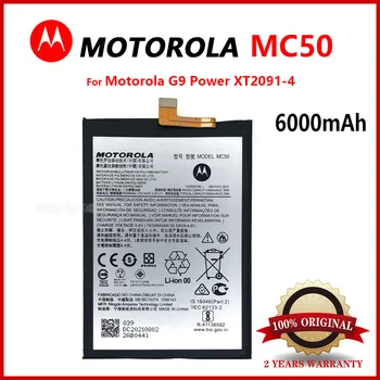 100% Original Motorola CM50 Acumulator Pentru Motorola G9 Putere XT2091-4 Baterii Baterie de 6000mAh Batteria+Cod piesă