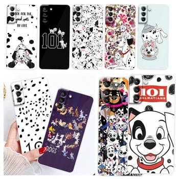 Disney 101 Dalmatieni Câine Caz de Telefon Transparent Pentru Samsung Galaxy S22 S21 S20 FE S10 S10E S9 S8 Plus Ultra Pro Lite S7 Edge