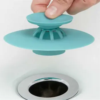 OZN podea scurgere chiuveta plug chiuveta bucatarie de tip împinge baie anti-blocare din plastic deodorant capac de canalizare chiuveta filtru