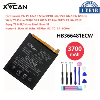 Orginal XVCAN Baterie Telefon 3700mAh HB366481ECW Pentru Huawei Ascend P9 G9 Onoarea 8 9i 9 5C 7A 7C Y6 II Prim 2018 GR3 P8 Lite 2017