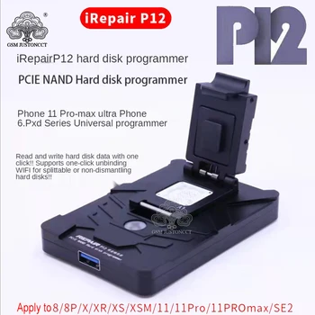 iRepair P12 PCIE NAND Hard Disk Programator pentru iPhone 6 la 11 Seria DFU Cutie O Cheie de la Violet Ecran iRepair P12 iBox2 Instrument