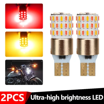 2x Mașină Semnal de Lumină T15 W16W Bec LED W5W 4014 Lumini cu LED-uri Canbus Fara eroare Mare Putere în două culori Marșarier Lampă de Parcare 12V