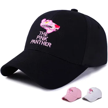 Femei Unisex Viziere Palarie Casual Sport pantera roz sapca Snapback Cap pălăria de desene animate Broderie Sepci de Baseball