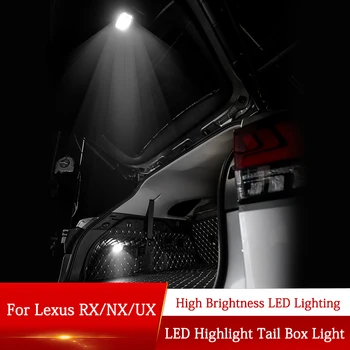 QHCP Auto Hayon Lumina de Sus Coada Cutie Mică Lampă 1 buc LED-uri+ABS Pentru Lexus 09-22RX/17-20NX/15-16NX/19-22UX Portbagaj Iluminat de Înaltă Luminoase