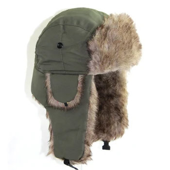 2022 Iarna Caciula Trapper Rusă Trooper Earflap Hat Iarnă Ține De Cald Pălărie De Schi Bărbați Femei Nou Faux Fur Bomber Pălării